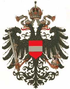 Arms of Austia in around 1900 or 1915.